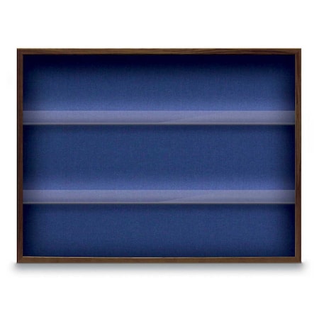 Outdoor Enclosed Combo Board,48x36,White Frame/Black & Blue Spruce